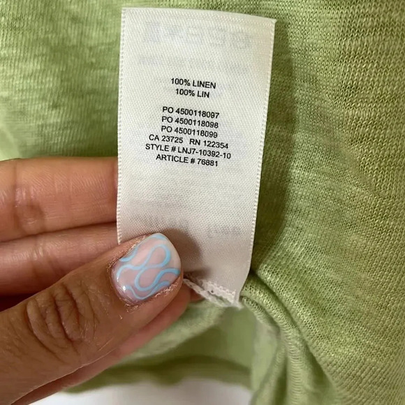 Wilfred Free 100% Linen Tee - Picture 5 of 5